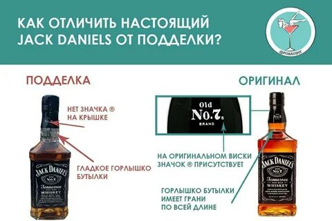 Jack daniels отличить
