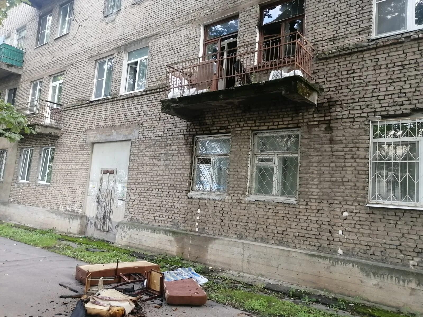 Пожар в волховском районе