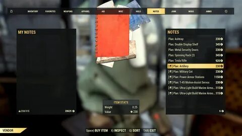 Fallout mod menu