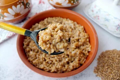 Каша с пенками