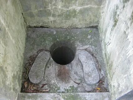Toilet hole