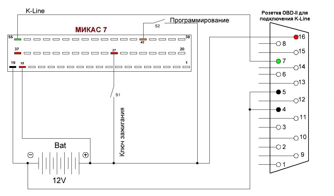 Подключить 7.1. Кабель для прошивки микас 7.1. схема подключения для прошивки микас 7.1 своими руками. схема кабеля для прошивки микас 7.1. шнур для перепрошивки эбу микас 10 3.