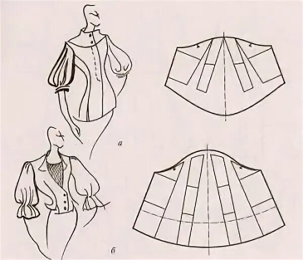 Blouse With Wide Sleeve - Sewing Pattern #4717 Made-to-measure sewing pattern fr