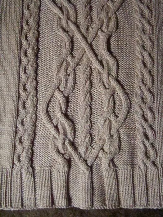 Араны спицами. Араны 36петель. Косы и араны. Двухцветные араны. Араны 36петель.