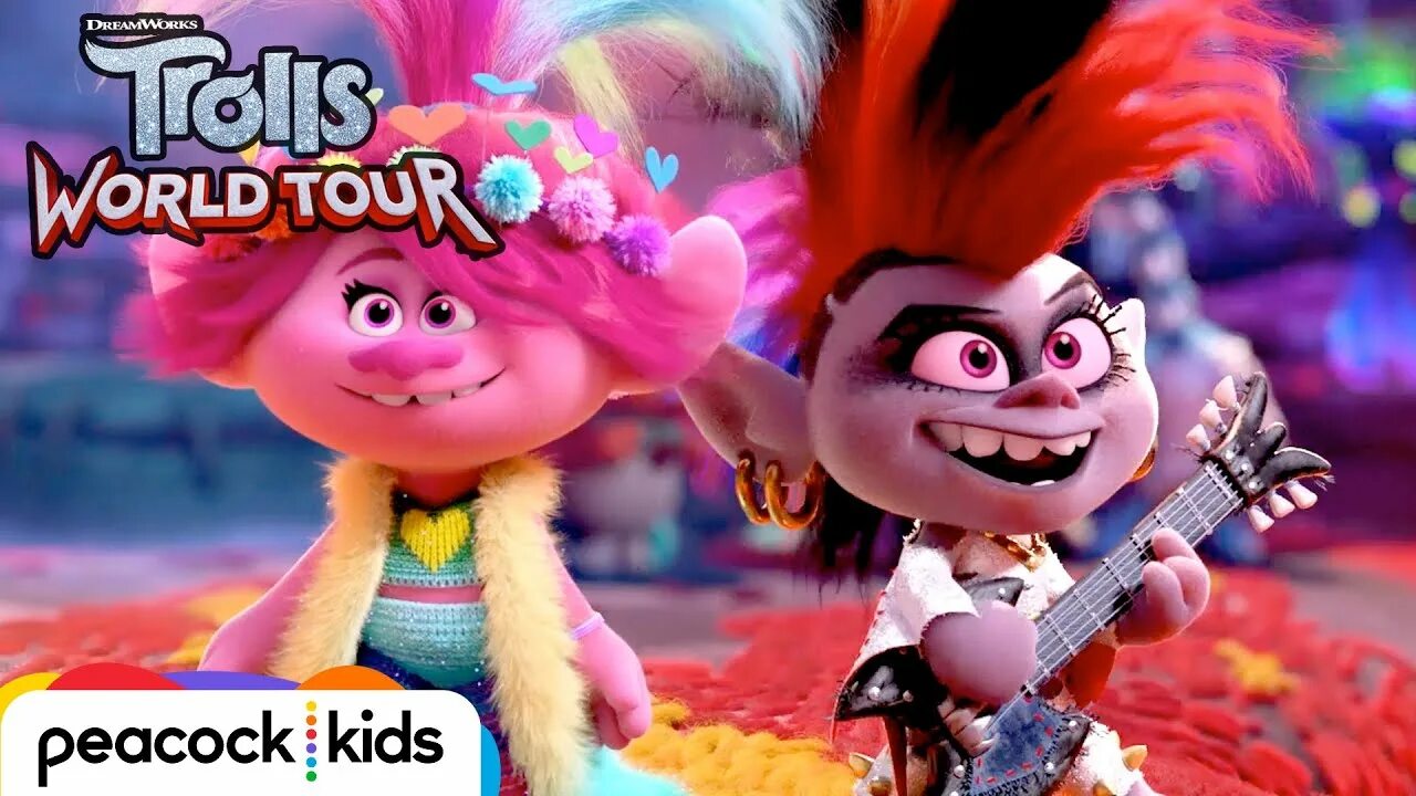 Trolls World Tour just Sing. Тролли мировой тур just Sing. Тролли троллетопия Peacock Kids.