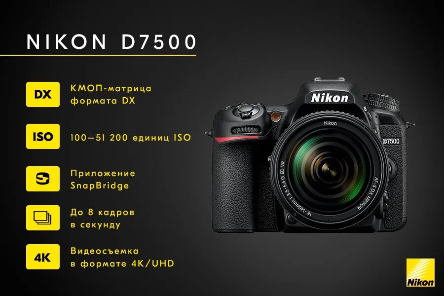 Характеристики фотоаппаратов nikon. Nikon d7500. камера nikon d7500. никон д 7500 объектив 18-140. nikon 7500 характеристики.
