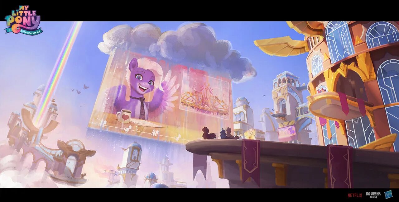 Zephyr heights MLP g5. My little Pony a New Generation Zephyr heights. My little Pony Zephyr heights. MLP New Generation Concept Art.