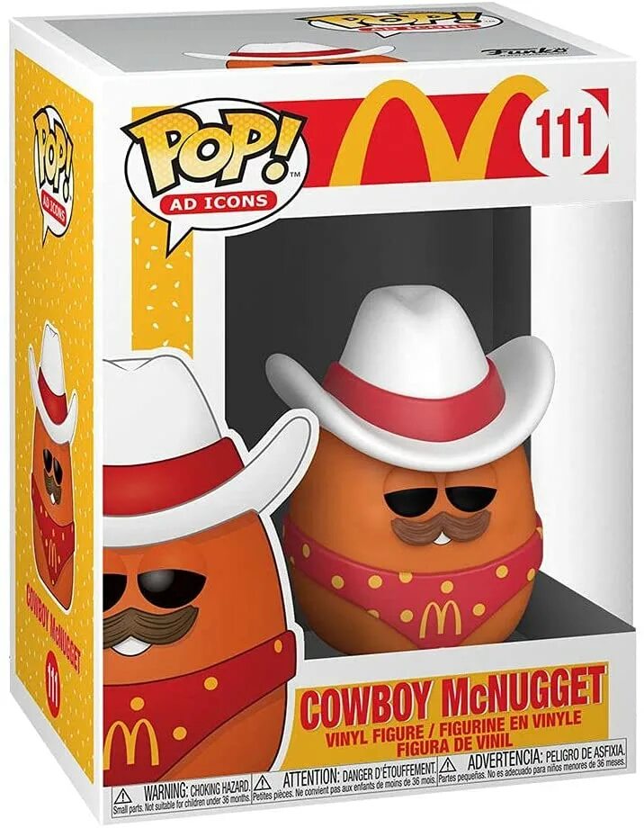 Фигурка Funko Pop! Vinyl: ad icons: MCDONALD'S: Ronald MCDONALD 45722. Ковбой Наггетс фанка поп. Фигурка Наггетс ковбой. Cowboy Nugget Funko Pop. Наггетс ковбой из бумаги