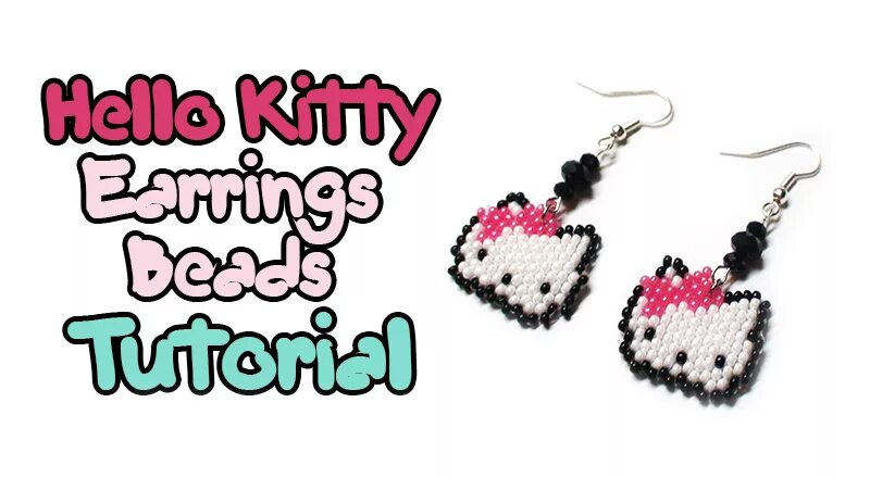 Как сплести hello kitty из бисера. Серьги из бисера с хеллоу китти. схема сережек из бисера с hello kitty. серьги из бисера хелло китти схема. серьги из бисера hello kitty.