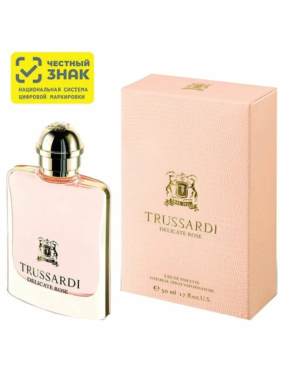 Trussardi купить женское. Парфюм Trussardi delicate Rose. Trussardi delicate Rose, EDT, 100 ml. Trussardi delicate Rose туалетная вода женская 100 мл. Труссарди delicate Rose 50 ml.