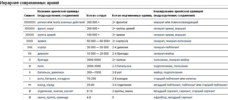 Сколько человек в 1 дивизии