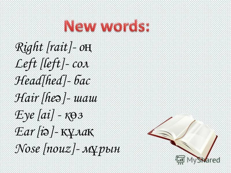 We learn new words