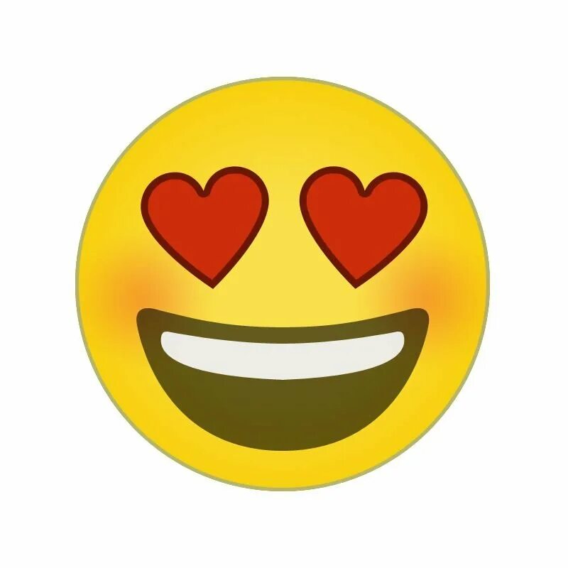 влюбленные глаза наклейка. эмоджи влюбленный. смешные смайлики. эмодзи. сердечко смайл.