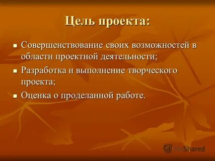 Проект улучшения деятельности