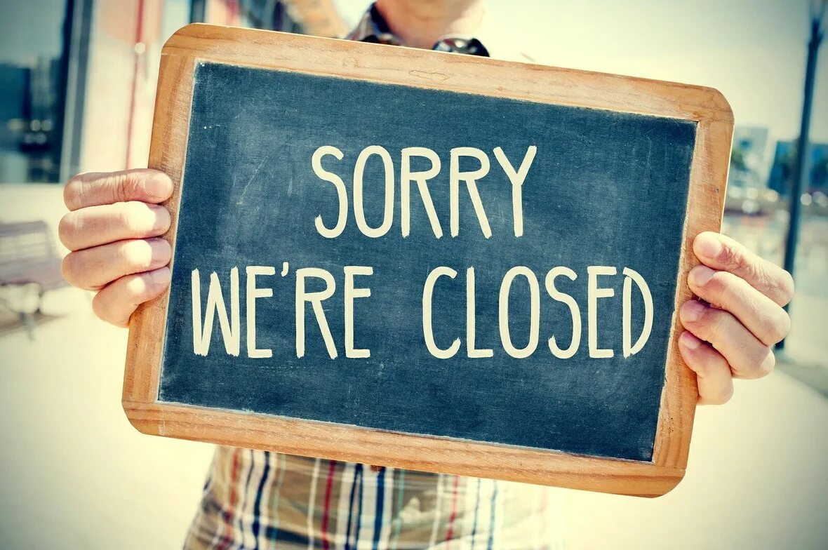 F close. Sorry were closed. We are closed. We are sorry картинка. Sorry we're closed.