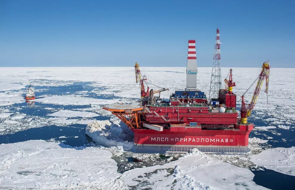 Рос добыча. Шельф Приразломная. Морская ледостойкая стационарная платформа «Приразломная». Арктика Приразломная.