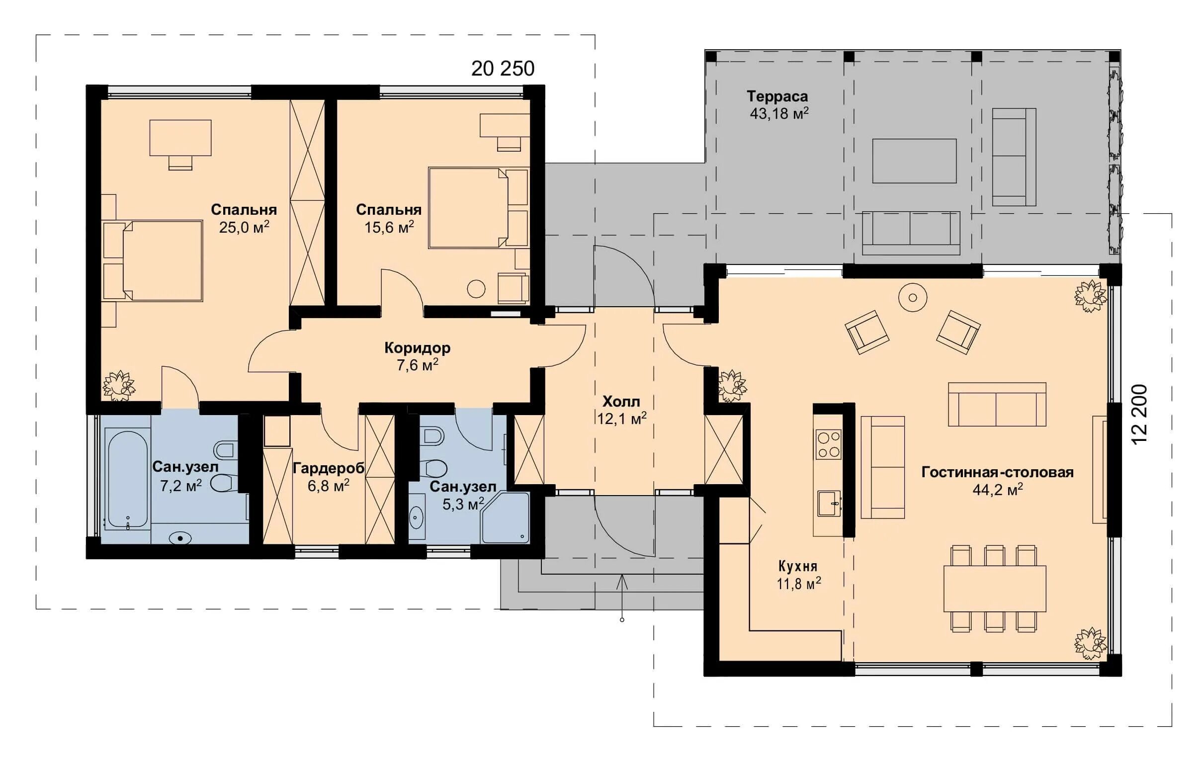 М одноэтажные. Планировка дома одноэтажного с тремя спальнями и гардеробной 10на10. Одноэтажный дом 70м2 планировка с 3 спальнями. Проекты одноэтажных две спальни. М одноэтажный с 2 спальнями планировка.