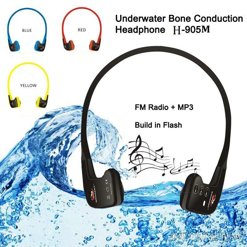 Наушники для бассейна купить. Ipx8 Водонепроницаемый наушники. Наушники ipx8 для бассейна. Плеер Bone Conduction Headphones. Плеер костной проводимости для плавания.