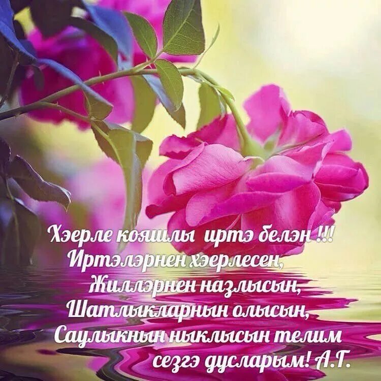 Поздравление на утро на татарском. Открытки добрый день на татарском языке. Открытки с добрым утром на татарском. Татарские пожелания с добрым утром. Открытки с добрыми пожеланиями на татарском языке.