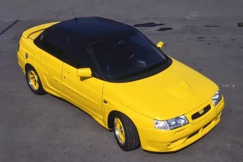 Желтая ваз 2110