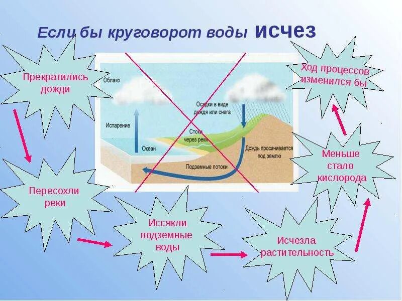 Куда приходится вода. Куда приходится вода
