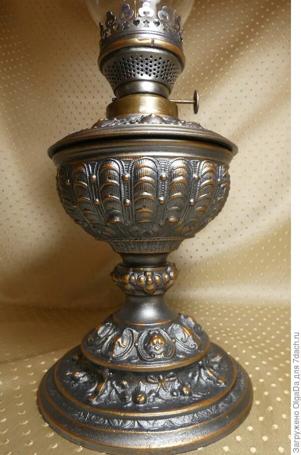 Керосиновая лампа своими руками. Отреставрированная керосиновая лампа. Реставрация ламп. Перекраска старой керосиновой лампы. Реставрация ламп.