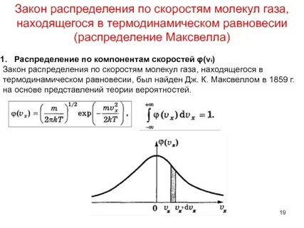 Средний модуль скорости молекул в газе
