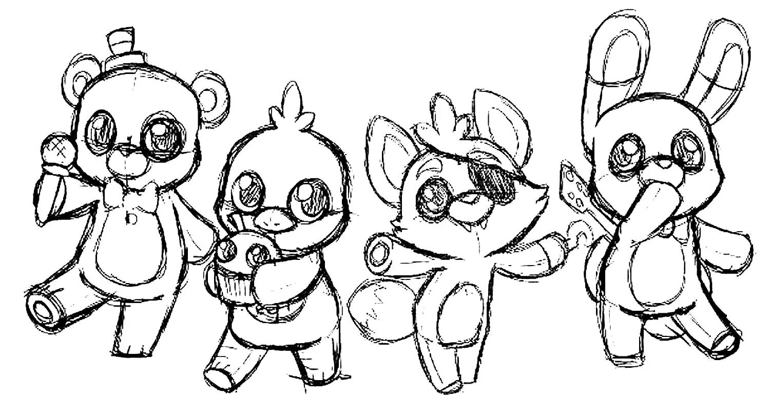 Маленькие рисунки фнаф. Маленькие рисунки фнаф. Картинки фнаф для срисовки. Аниматроники малыши. Раскраски фнаф бонни.