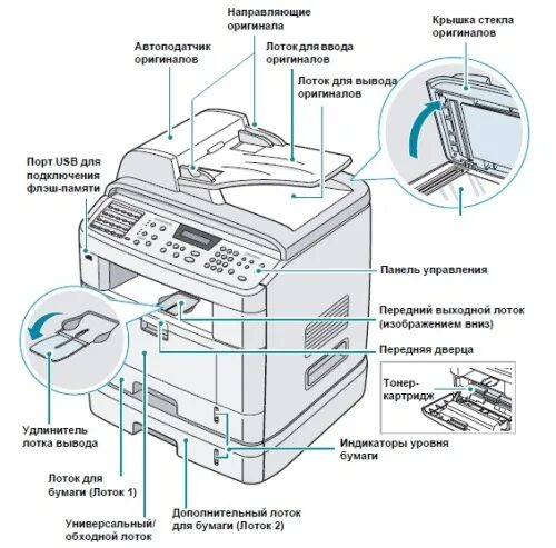 Принцип действия копировального аппарата физика. Принтер куосера составные части. Ксерокс принтер 560 чертеж вид спереди. Лоток принтера Xerox 3210. Xerox pe120i запчасти.