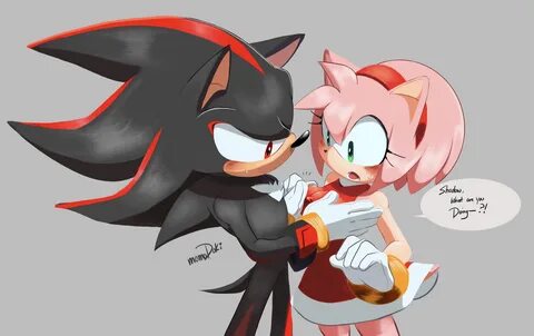 Shadamy Kiss Love - Deviantart Shadow and amy, Shadow and maria, Shadow...