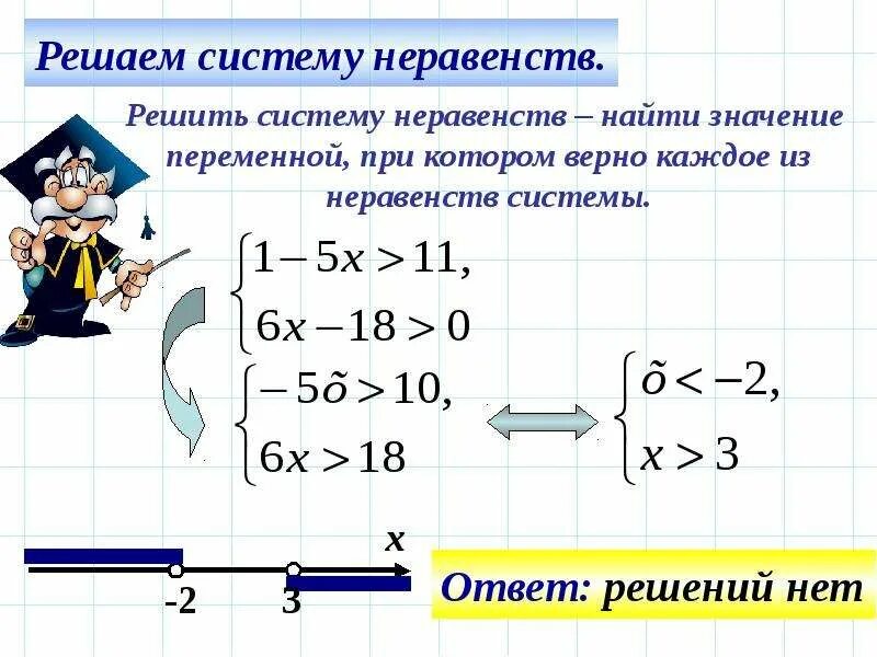 Найди два значения неравенства. Как решать систему неравенств. решение систем неравенств. неравенства и системы неравенств. решение систем линейных неравенств 9 класс.