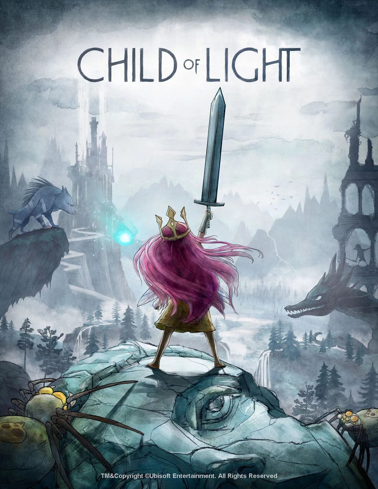 Дитя света игра. Child of Light Ultimate Edition. Child of Light Постер.