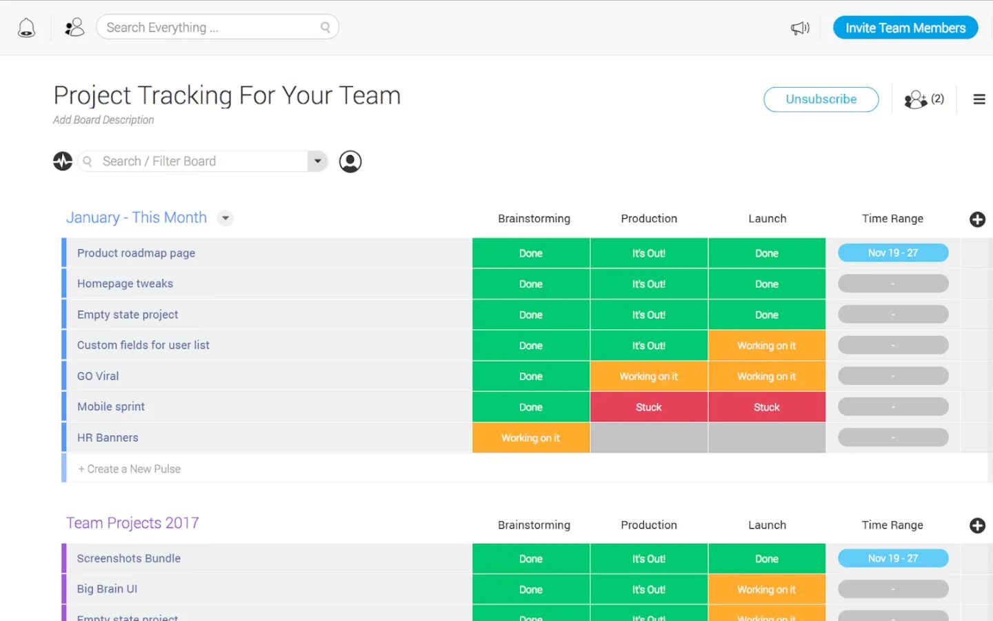 Programming track. Project Management Tool screenshot. Time in range. Search for freelance Projects. Трек project