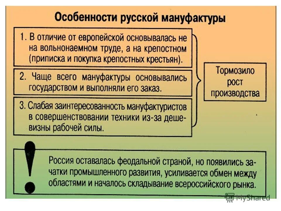 Экономическое развитие россии кратко 7 класс. Экономика России в XVII В. Мануфактура XVII века в России. Особенности российских мануфактур. Экономическое развитие России в 17 веке.