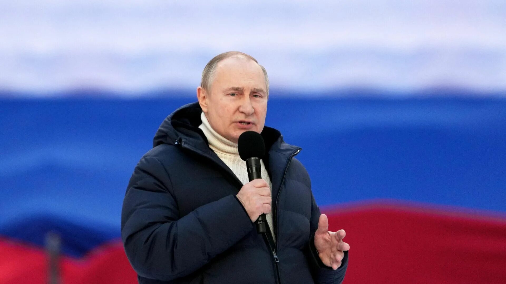 Выступление Путина в Лужниках 18.03.2022.