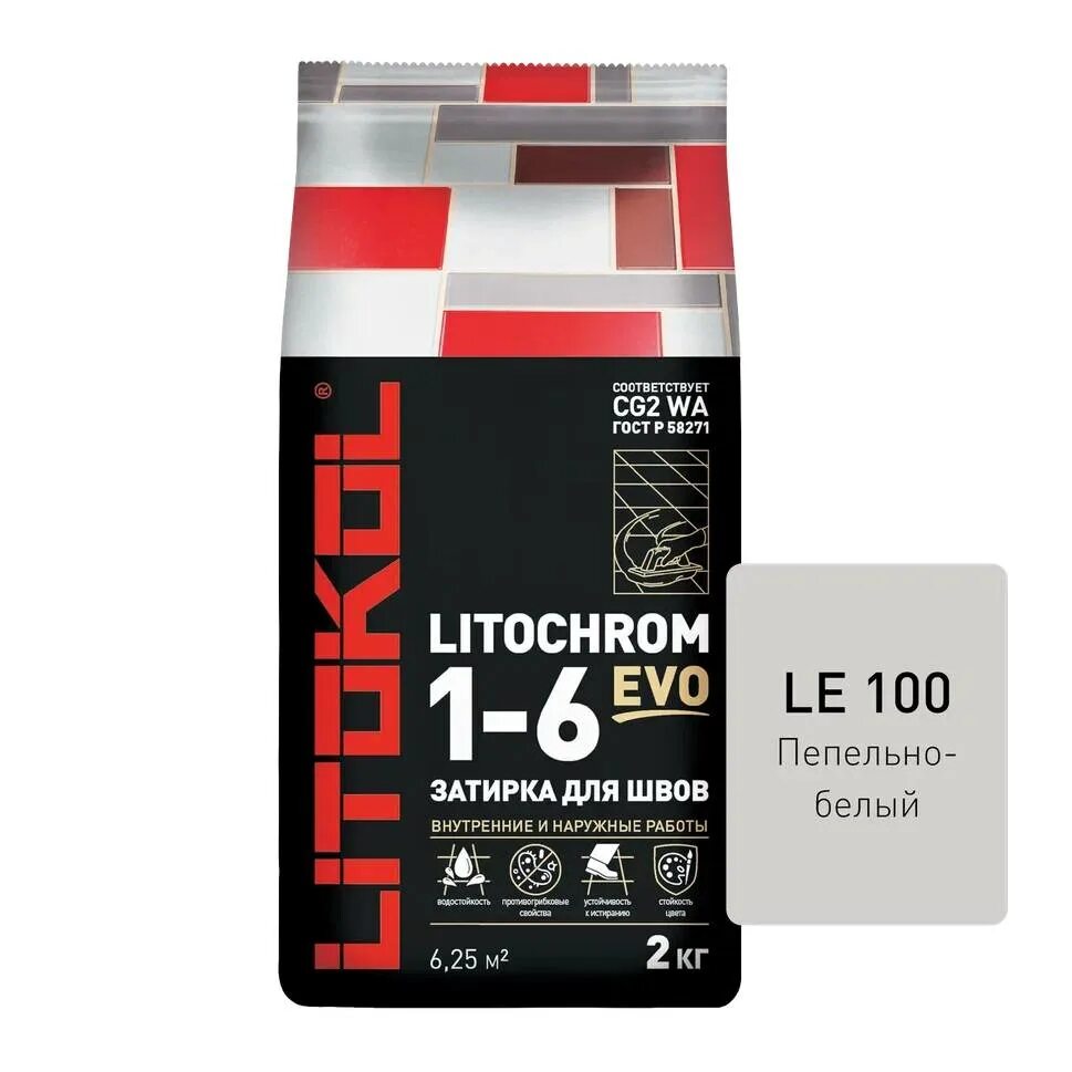 Litochrom 1 6 evo. Litokol litochrom 1-6 evo le.105. litochrom 1-6 evo le 100 пепельно-белый 25 кг. litokol litochrom 1-6 evo le.105 2 кг.