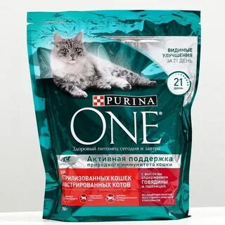 Корм purina one для стерилизованных кошек