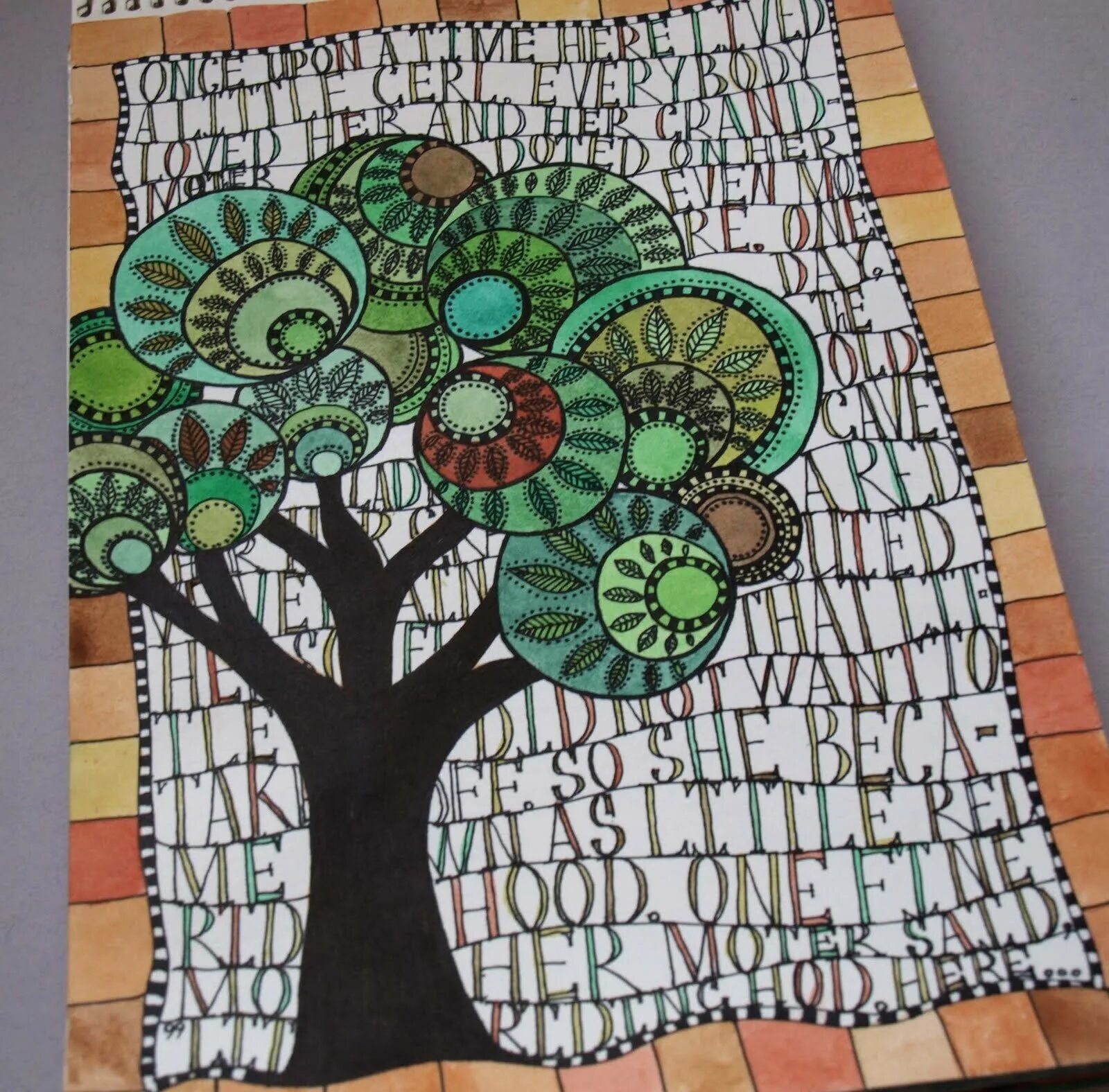 Интересные темы для рисования. Дерево фломастерами. Стилизованные деревья. Рисуем необычные деревья. Урок дерево 8 класс