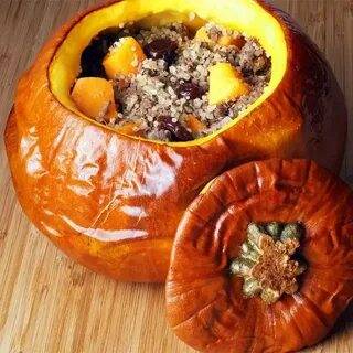 Рецепт запеченной тыквы с мясом