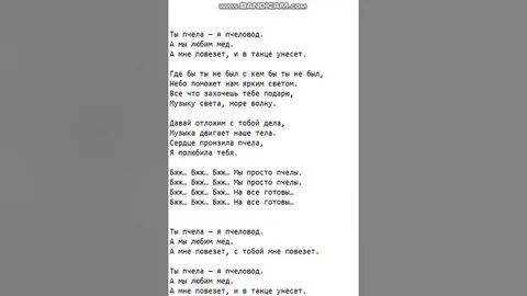 Песня а я пчеловод пчелы любят