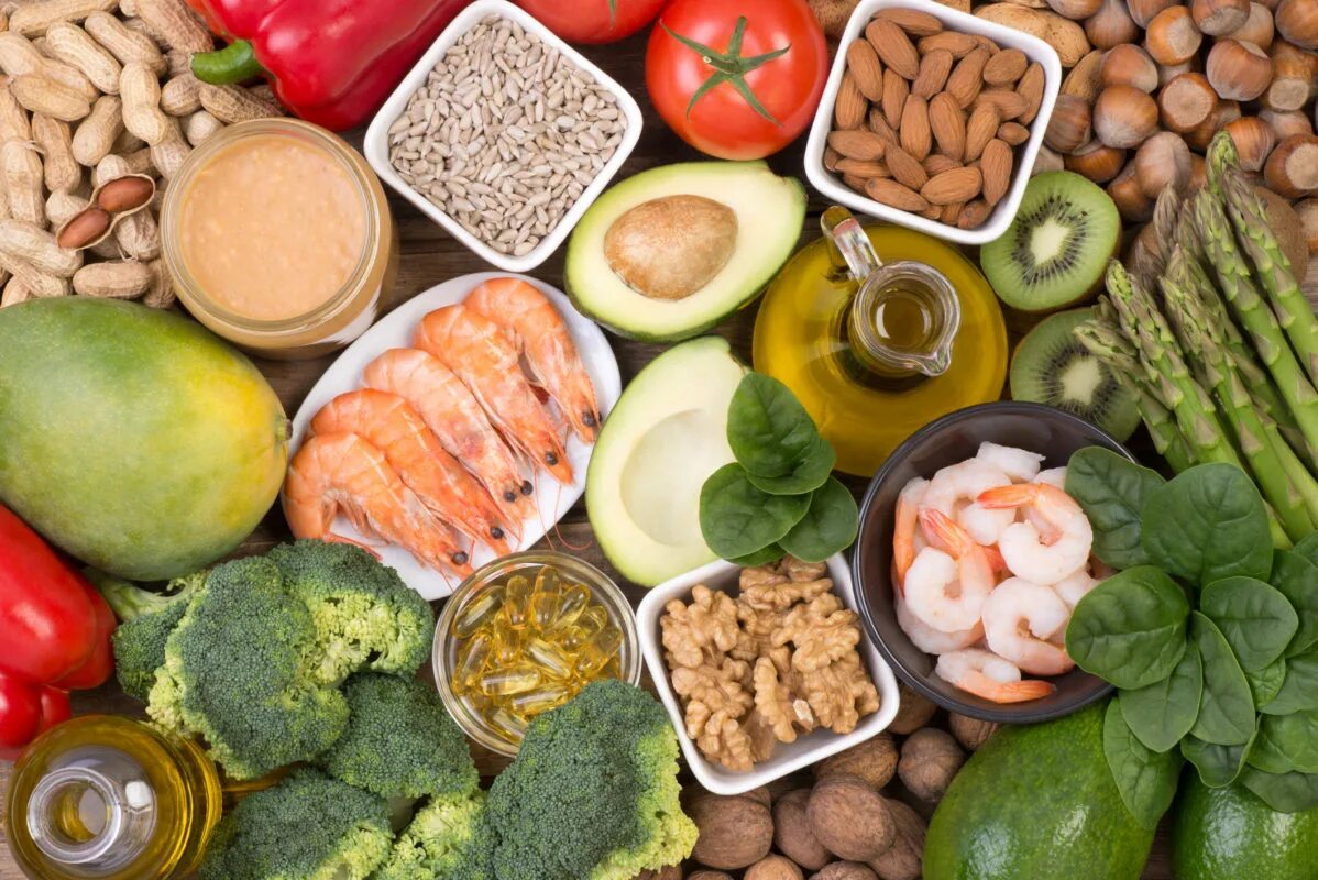 Полезные продукты. Витамины. Пища. Продукты питания. Наибольшую пользу для здоровья