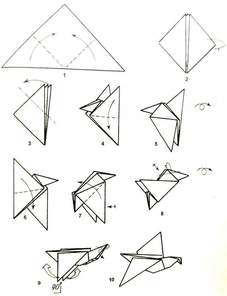 Как сделать птичку из бумаги схема. Оригами птица схема. Оригами птица из бумаги пошаговая инструкция для детей. Птица оригами простая схема для детей пошагово.