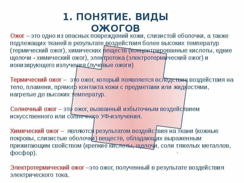 Опасными для жизни ожогами являются. Понятие и виды ожогов. Понятие, основные виды ожогов. Перечислите виды ожогов.