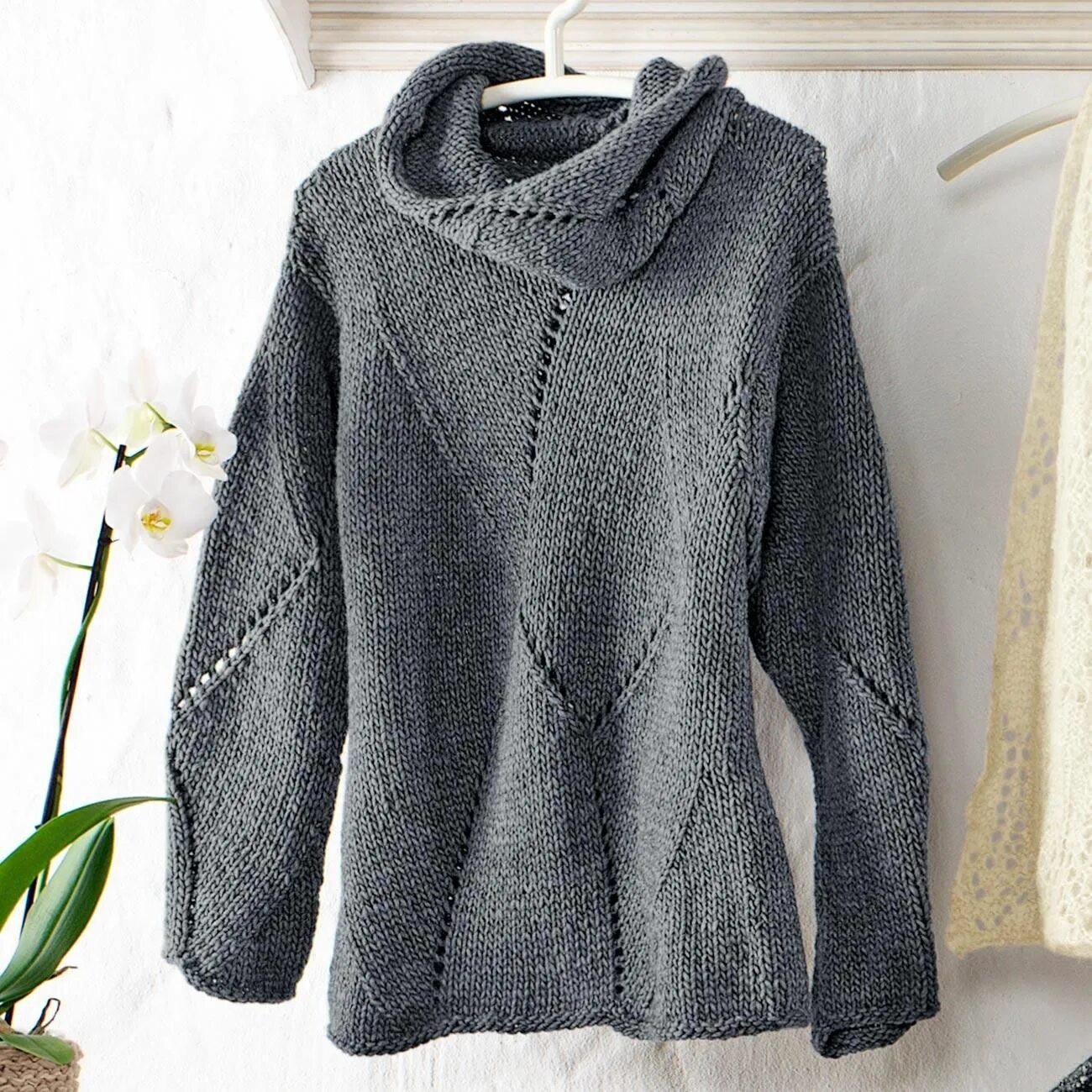 оригинальные вязаные свитера. оригинальный джемпер спицами для женщин. оригинальный свитер женский. оригинальный свитер женский. валери гоган.