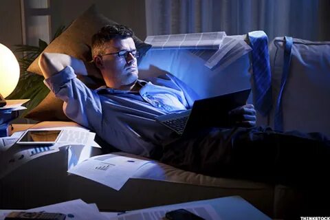 To came from night work
