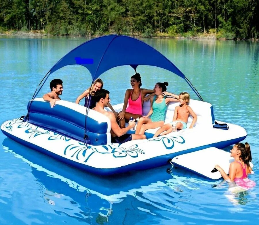 Где купить надувные. Надувной плот "Tropical Breeze" Bestway. Надувной матрас Tropical Tahiti Inflatable 6-person Floating Island Pool Lake Party Float Raft. Надувной матрас Tropical Tahiti giant 6 person Inflatable Raft Pool Lake Ocean Floating Island. Надувной плот "Тенистый остров" Bestway 43134.