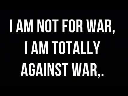 I am against the world