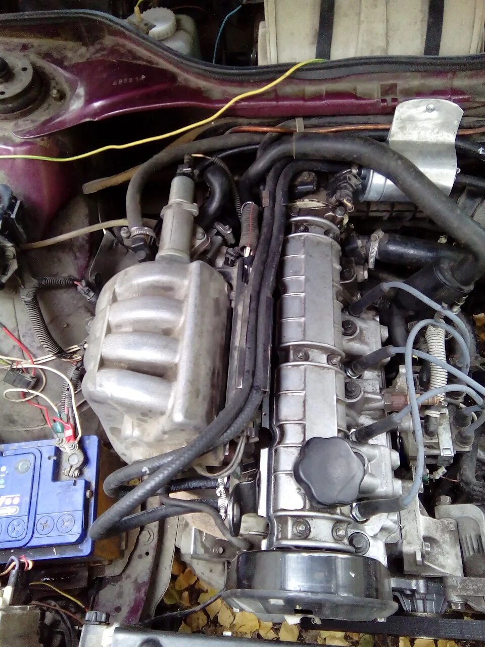 Мотор f3r на АЗЛК. Renault f3r