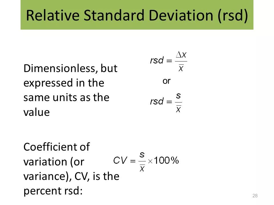 Deviation перевод. Relative Standard deviation. Standard deviation equation. RSD calculation. Calculate the relative Linear deviation.