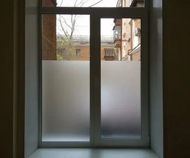 Окно чтобы не было видно с улицы